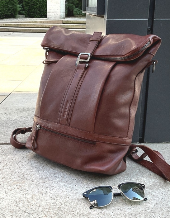 ROLLTOP BACKPACK COGNAC Rucksacktasche